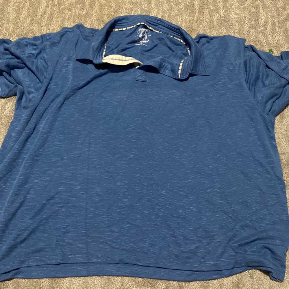 victory sportswear blue polo